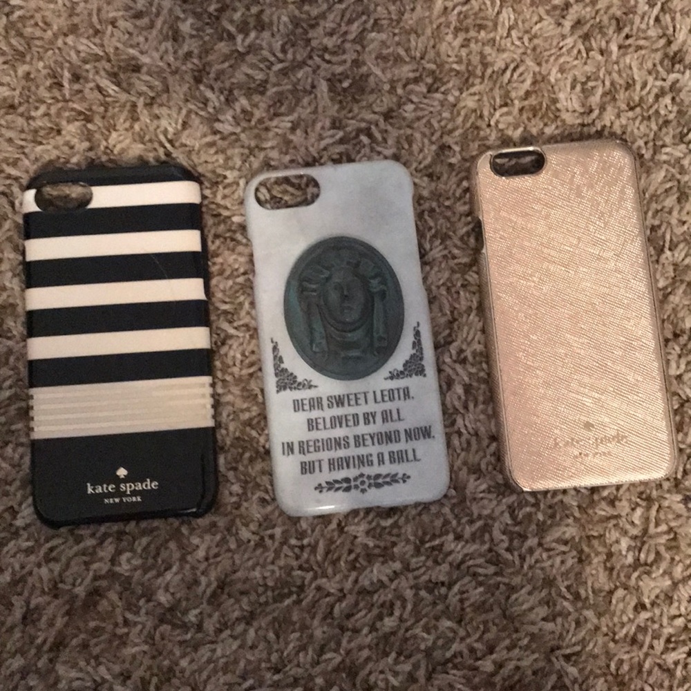 Kate Spade ♠️ 6/7 IPhone cases and Disney Case